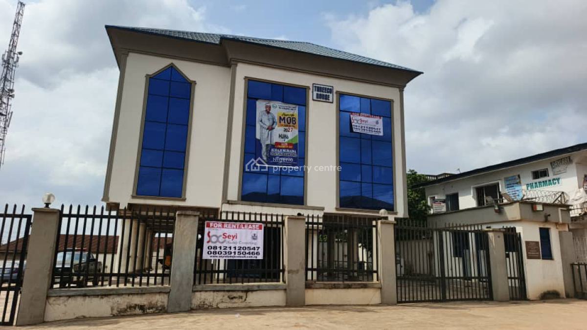 Commercial Property on 3 Floors on 2 Plots of Land By Major  Bus Stop, Giwa Bus Stop,  Along Akute Ijoko Road, Oke-aro, Ogun, Plaza / Complex / Mall for Rent