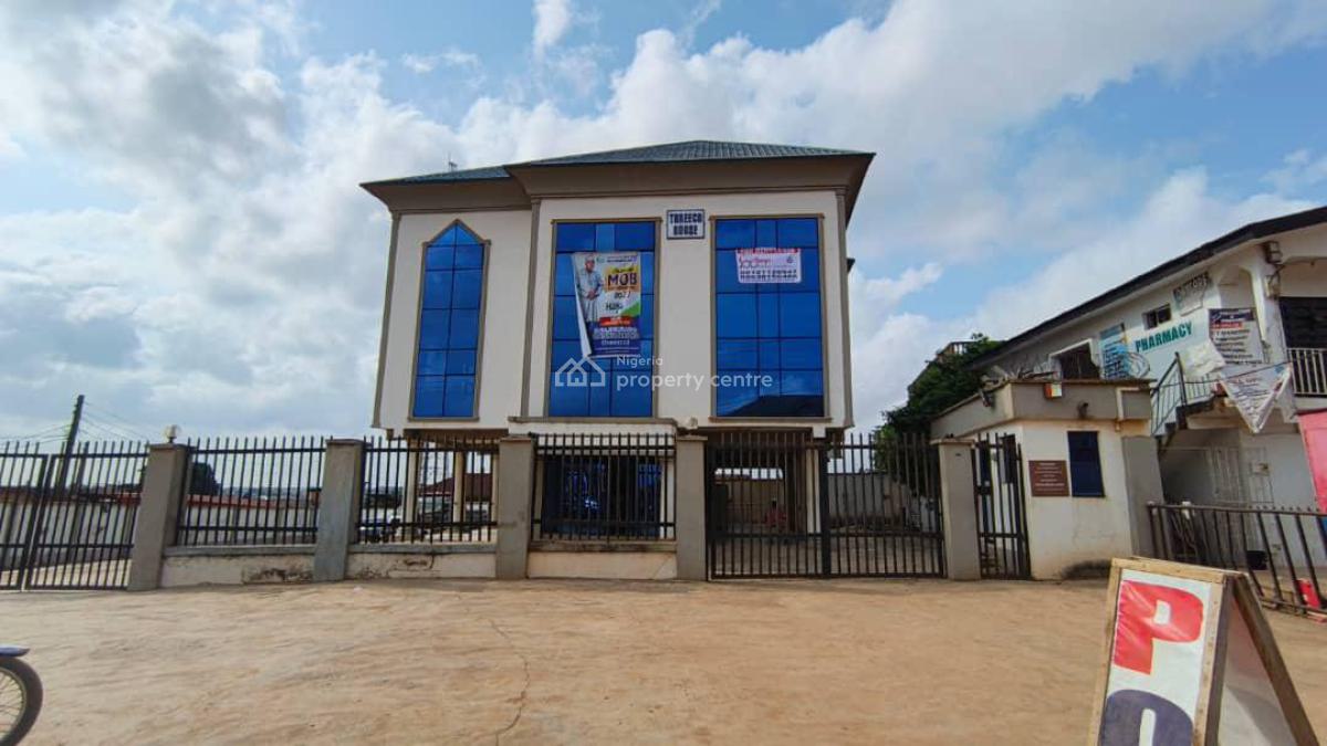 Commercial Property on 3 Floors on 2 Plots of Land By Major  Bus Stop, Giwa Bus Stop,  Along Akute Ijoko Road, Oke-aro, Ogun, Plaza / Complex / Mall for Rent