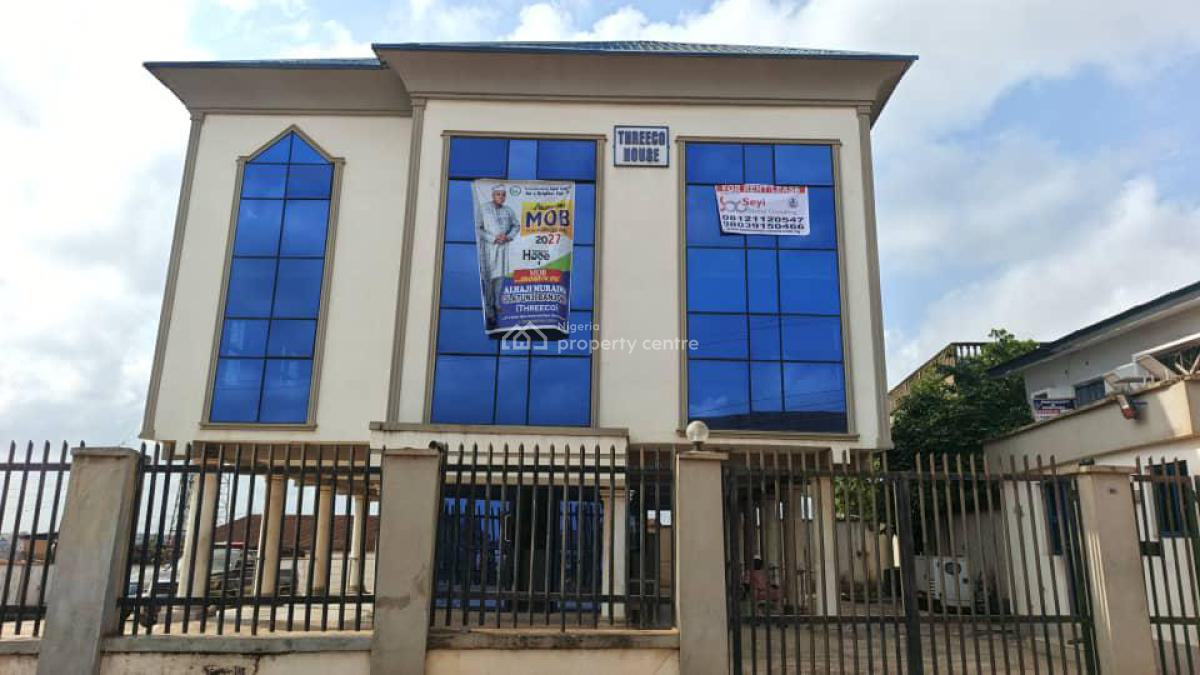 Commercial Property on 3 Floors on 2 Plots of Land By Major  Bus Stop, Giwa Bus Stop,  Along Akute Ijoko Road, Oke-aro, Ogun, Plaza / Complex / Mall for Rent
