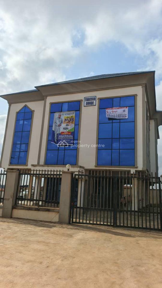 Commercial Property on 3 Floors on 2 Plots of Land By Major  Bus Stop, Giwa Bus Stop,  Along Akute Ijoko Road, Oke-aro, Ogun, Plaza / Complex / Mall for Rent