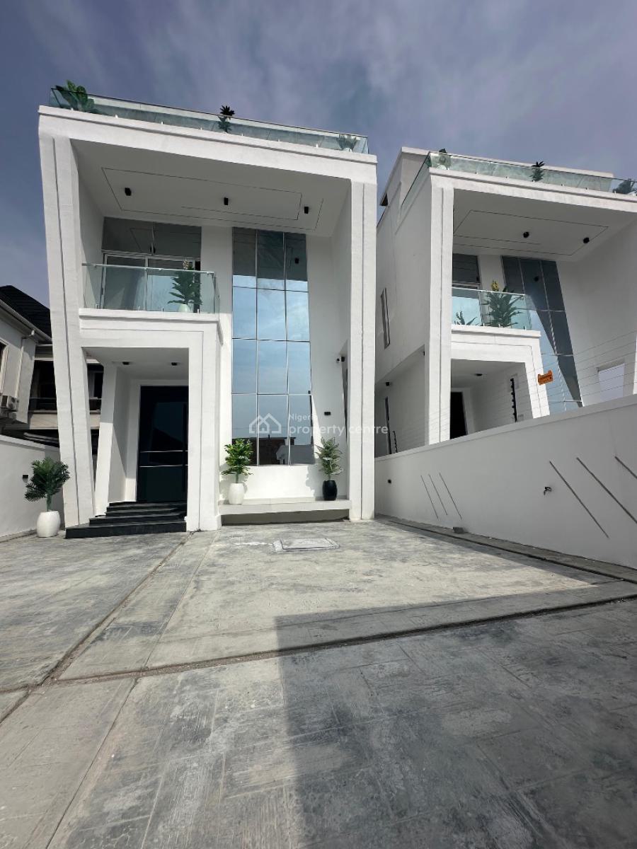 Newly Finished 5 Bedroom Fully Detached Duplex with a Room Bq, Ologolo, Lekki, Lagos, Detached Duplex for Sale