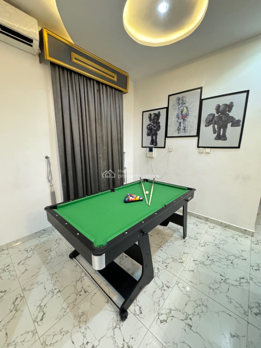 Massive Fully Furnished 4 Bedroom, Directly Opposite Chevron, Lekki, Lagos, Semi-detached Duplex for Rent