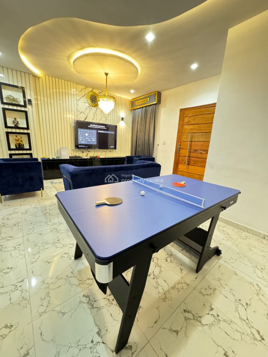 Massive Fully Furnished 4 Bedroom, Directly Opposite Chevron, Lekki, Lagos, Semi-detached Duplex for Rent