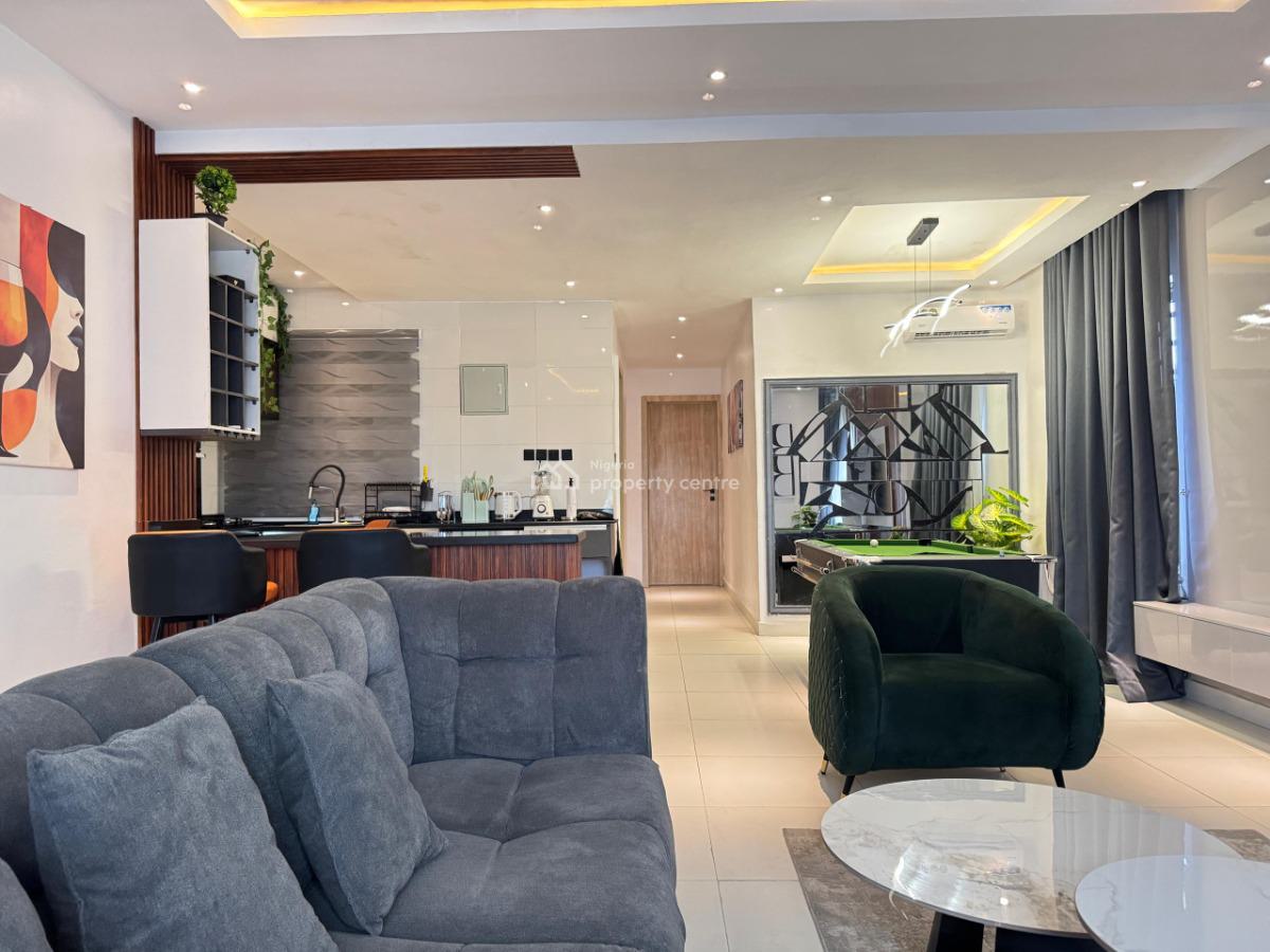 Luxury 1 Bedroom Apartment with  Pool and Ps5, Lekki Phase 1, Lekki, Lagos, Flat / Apartment Short Let