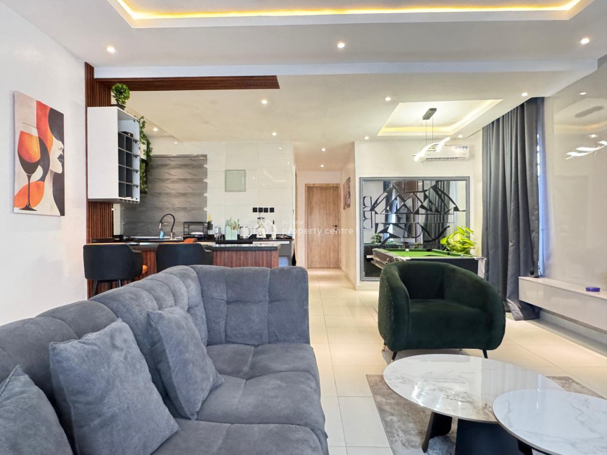 Luxury 1 Bedroom Apartment with  Pool and Ps5, Lekki Phase 1, Lekki, Lagos, Flat / Apartment Short Let