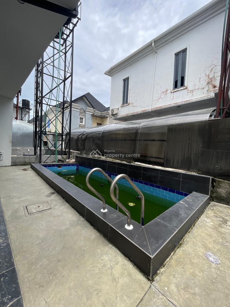 Spacious 4bedroom Semi Detached Duplex with Bq and Pool, Megamound Estate, Ikota, Lekki, Lagos, Semi-detached Duplex for Sale