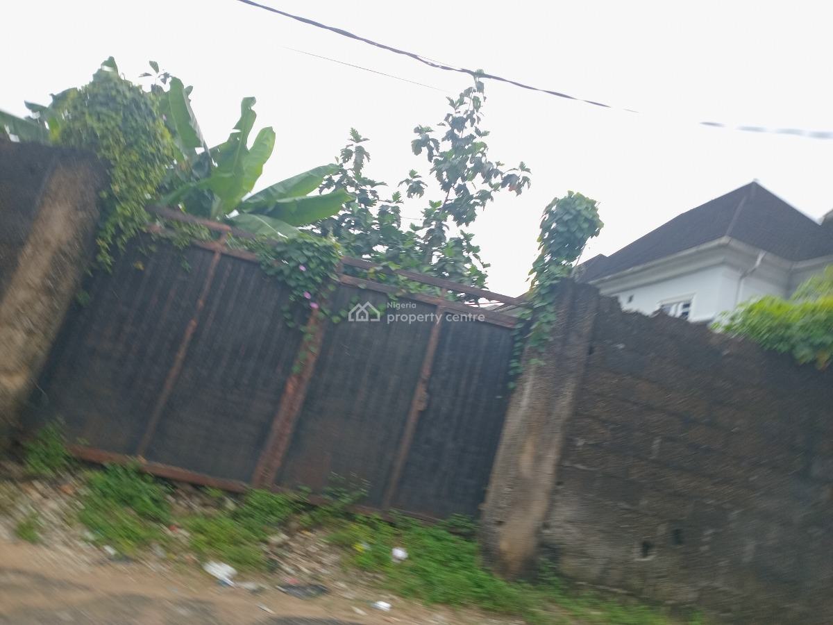 Well Located Corner Pieces of Two Plots of Land Fenced and Gated, Woji, Port Harcourt, Rivers, Residential Land for Sale