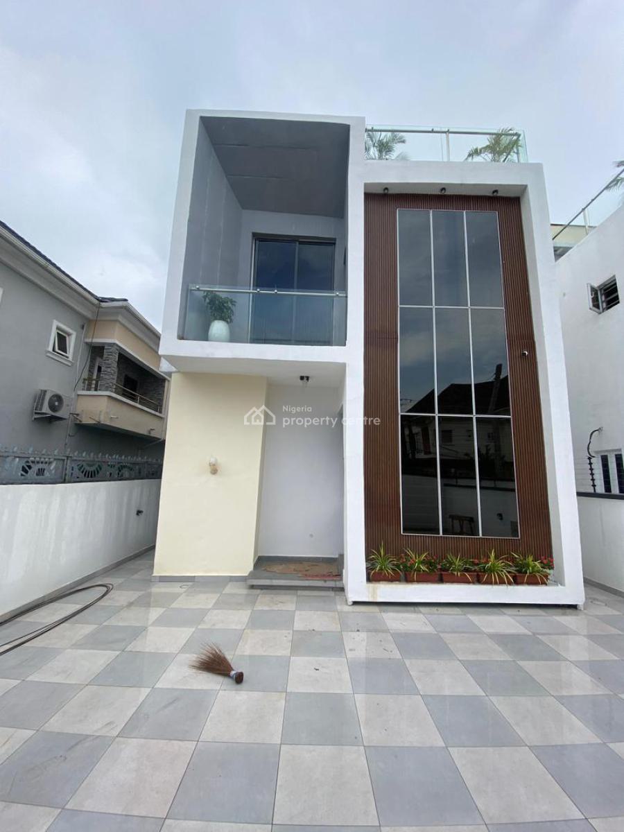 a Well Crafted 5 Bedroom Fully Detached Duplex with Bq, Swimming Pool,, Chevron, Lekki, Lagos, Detached Duplex for Sale