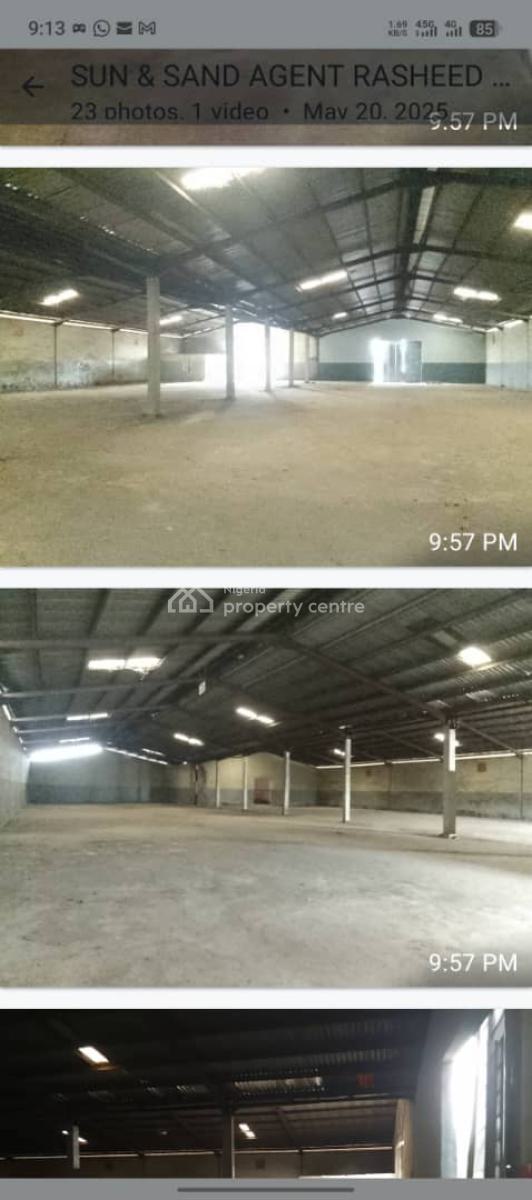 Industrial Warehouse (4,258m2 Land), Oshodi Apapa* Rd Ilasa, Cele, Isolo, Lagos, Warehouse for Sale