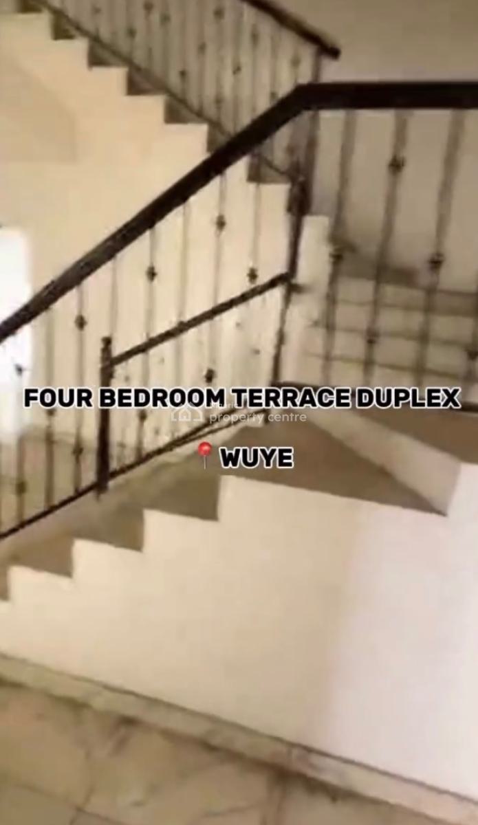 Four Bedroom Terrace Duplex, Wuye, Abuja, Terraced Duplex for Rent