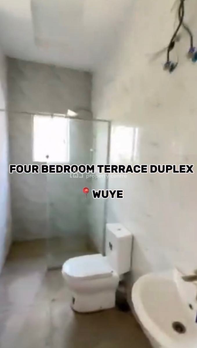 Four Bedroom Terrace Duplex, Wuye, Abuja, Terraced Duplex for Rent