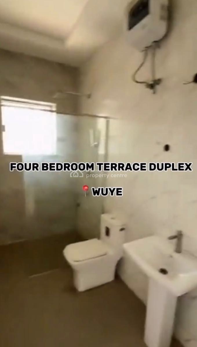 Four Bedroom Terrace Duplex, Wuye, Abuja, Terraced Duplex for Rent