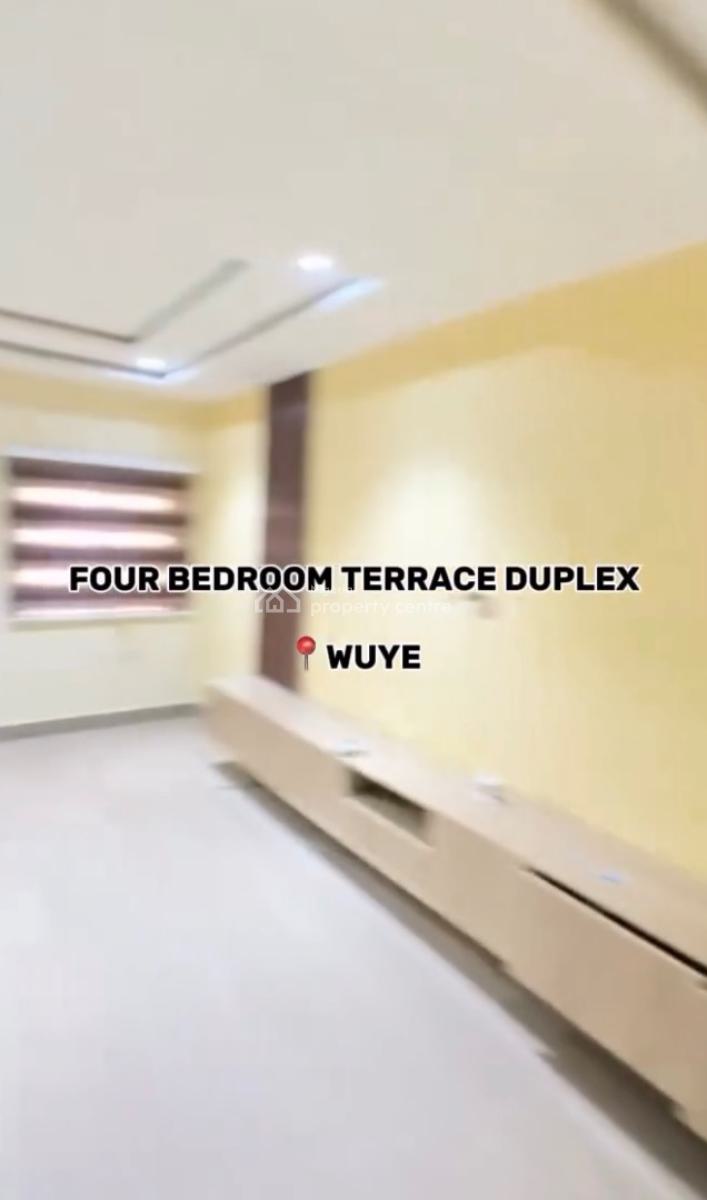 Four Bedroom Terrace Duplex, Wuye, Abuja, Terraced Duplex for Rent