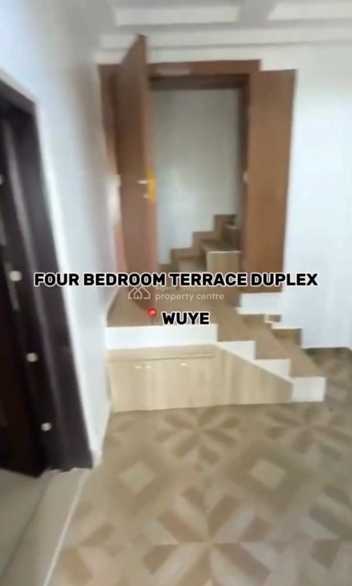 Four Bedroom Terrace Duplex, Wuye, Abuja, Terraced Duplex for Rent