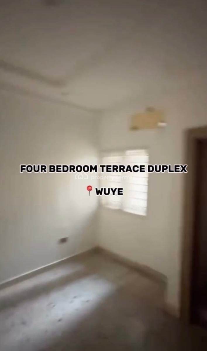 Four Bedroom Terrace Duplex, Wuye, Abuja, Terraced Duplex for Rent