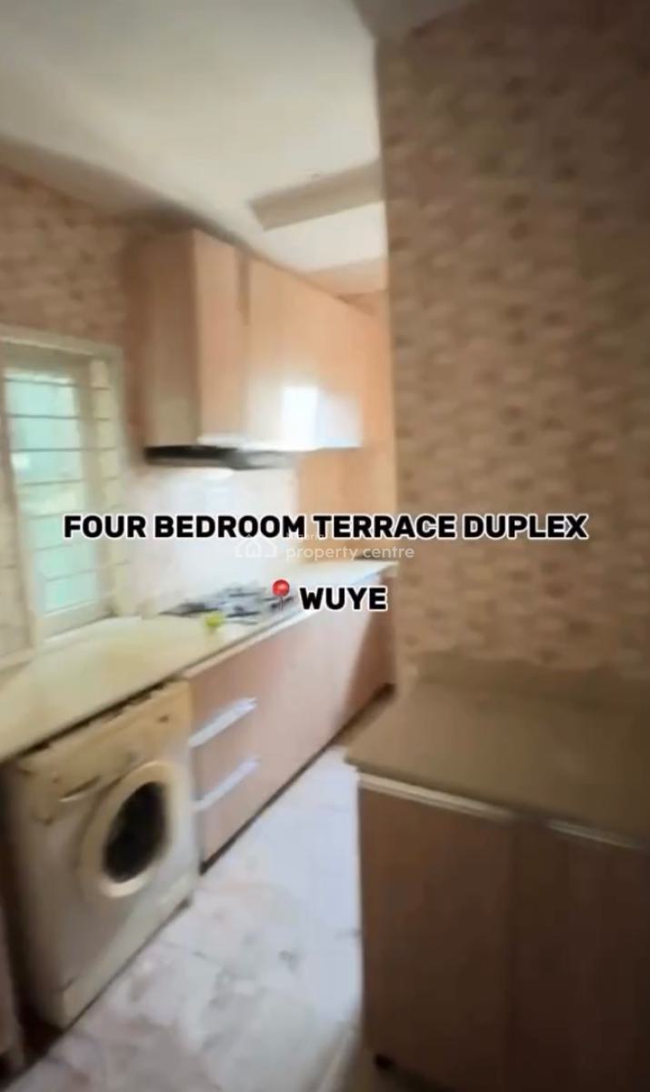 Four Bedroom Terrace Duplex, Wuye, Abuja, Terraced Duplex for Rent