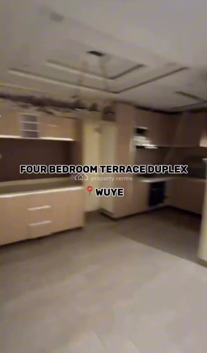 Four Bedroom Terrace Duplex, Wuye, Abuja, Terraced Duplex for Rent