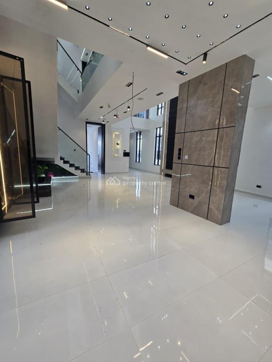 5 Bedroom Detached Duplex with Bq, Pool, Gym, Cinema, and Open Rooftop Terrace, Chevron, Lekki, Lagos, Detached Duplex for Sale