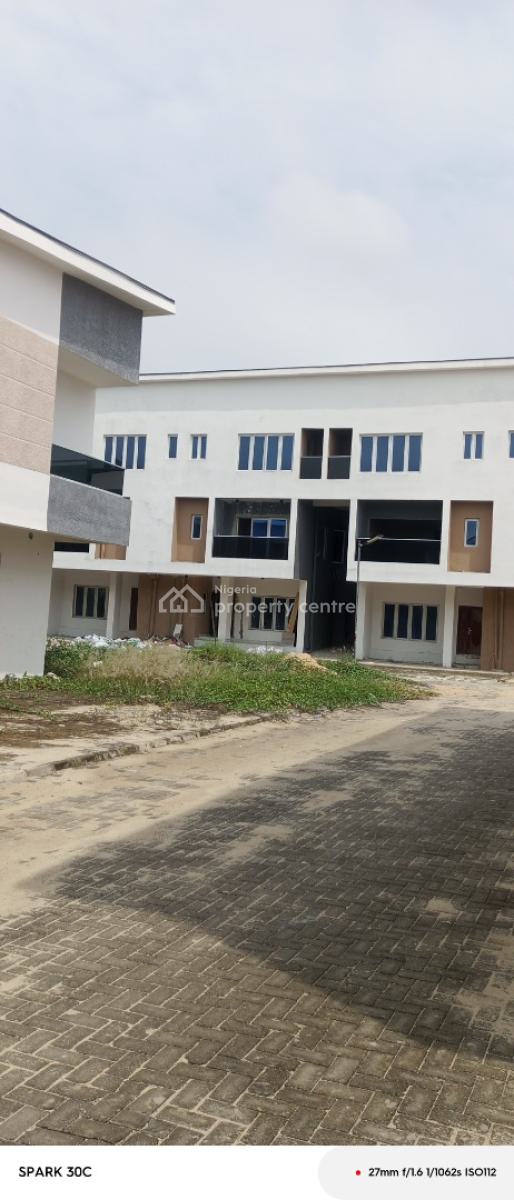 3 Bedroom Fully Detached House with Bq (carcass) in a Well Secured Estate, Orchid Road, Lekki, Lagos, Detached Duplex for Sale