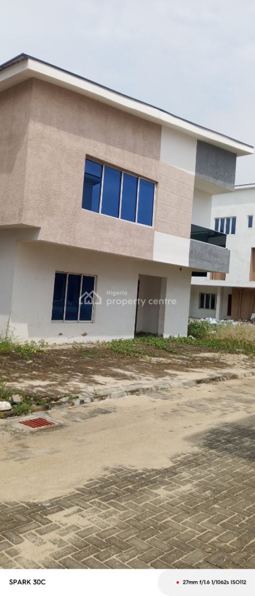 3 Bedroom Fully Detached House with Bq (carcass) in a Well Secured Estate, Orchid Road, Lekki, Lagos, Detached Duplex for Sale