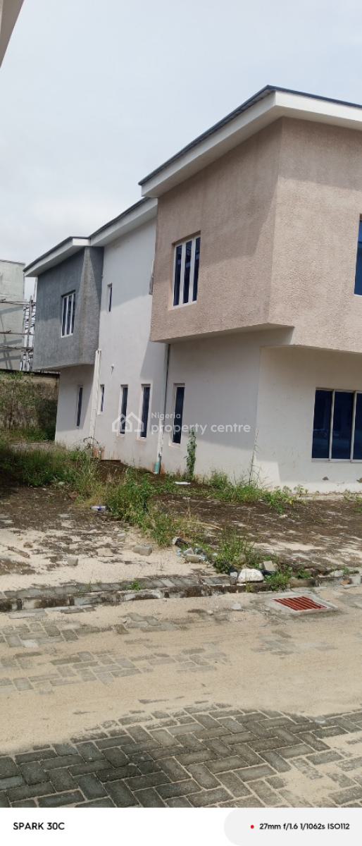 3 Bedroom Fully Detached House with Bq (carcass) in a Well Secured Estate, Orchid Road, Lekki, Lagos, Detached Duplex for Sale