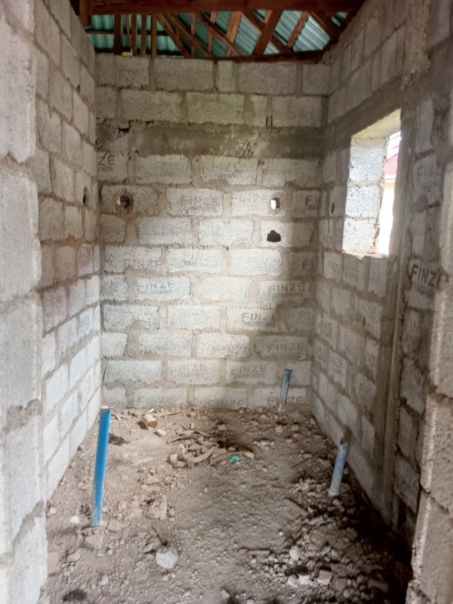 Spacious 4 Bedroom Semi Detached Carcass with Attached Bq, River Park Estate, Lugbe District, Abuja, Semi-detached Duplex for Sale