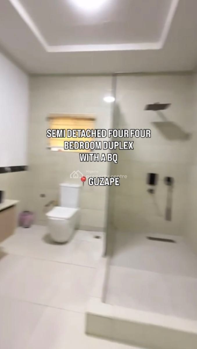 Fully Furnished and Finished 4 Bedroom Semi Detached Duplex, Guzape District, Abuja, Semi-detached Duplex for Rent