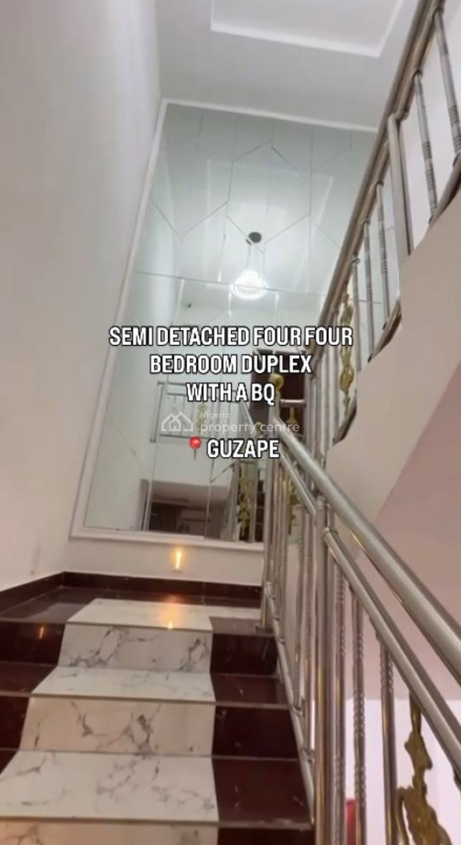 Fully Furnished and Finished 4 Bedroom Semi Detached Duplex, Guzape District, Abuja, Semi-detached Duplex for Rent
