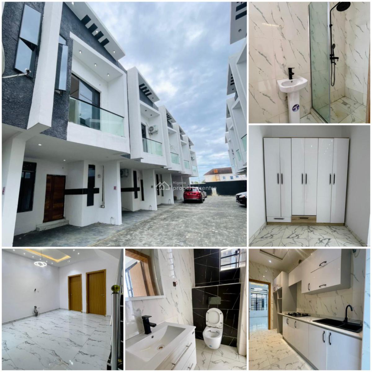 Well-built 3-bedroom Terrace Duplex, Ikota, Lekki, Lagos, Terraced Duplex for Sale