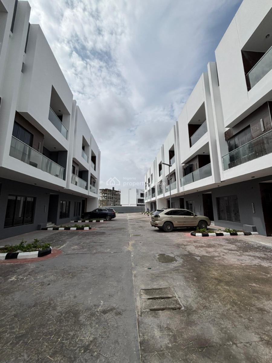 Lovely 4 Bedroom Terrace with Bq and Study in a Serene Environment, Lekki Phase 1, Lekki, Lagos, Terraced Duplex for Rent