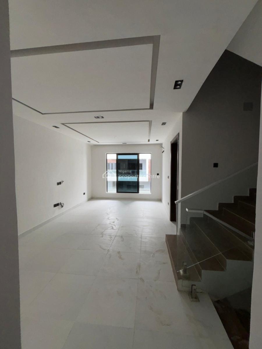 Lovely 4 Bedroom Terrace with Bq and Study in a Serene Environment, Lekki Phase 1, Lekki, Lagos, Terraced Duplex for Rent