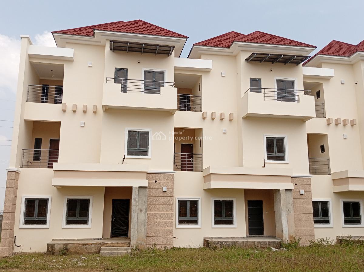 Newly Built 4bedroom Terrace Duplex with Attached Bq, Shafa Estate, Sabon Lugbe, Lugbe District, Abuja, Terraced Duplex for Sale
