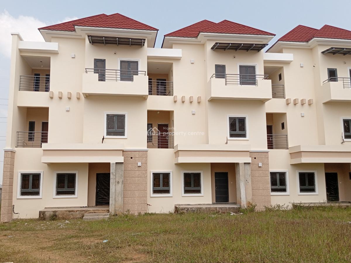 Newly Built 4bedroom Terrace Duplex with Attached Bq, Shafa Estate, Sabon Lugbe, Lugbe District, Abuja, Terraced Duplex for Sale