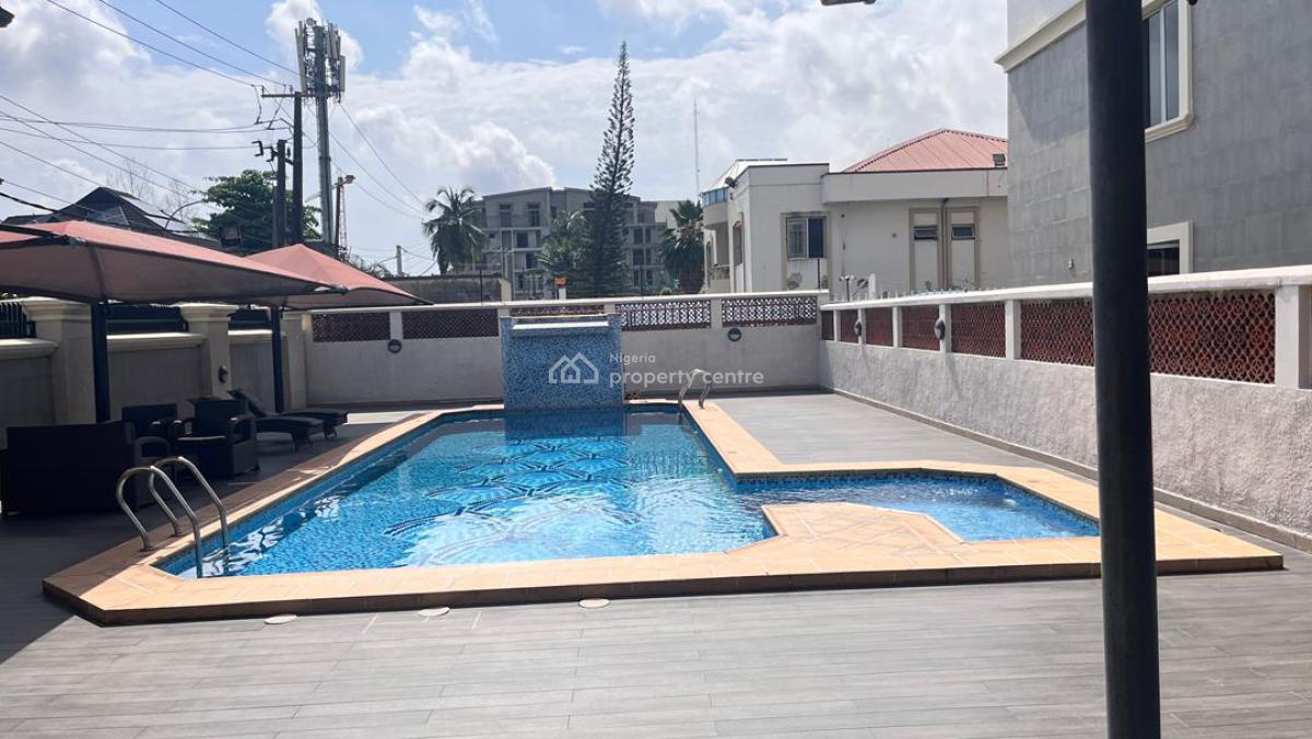 3 Bedroom Serviced Terrace Duplex with Bq, & Pool, Ikoyi, Lagos, Terraced Duplex for Rent