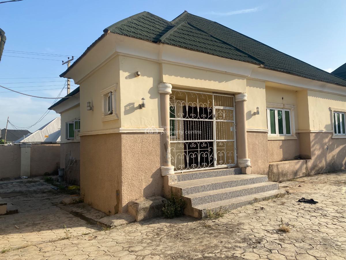Luxury 3 Bedroom Bungalow with Bq, New Site Estate, Lugbe District, Abuja, Detached Bungalow for Sale