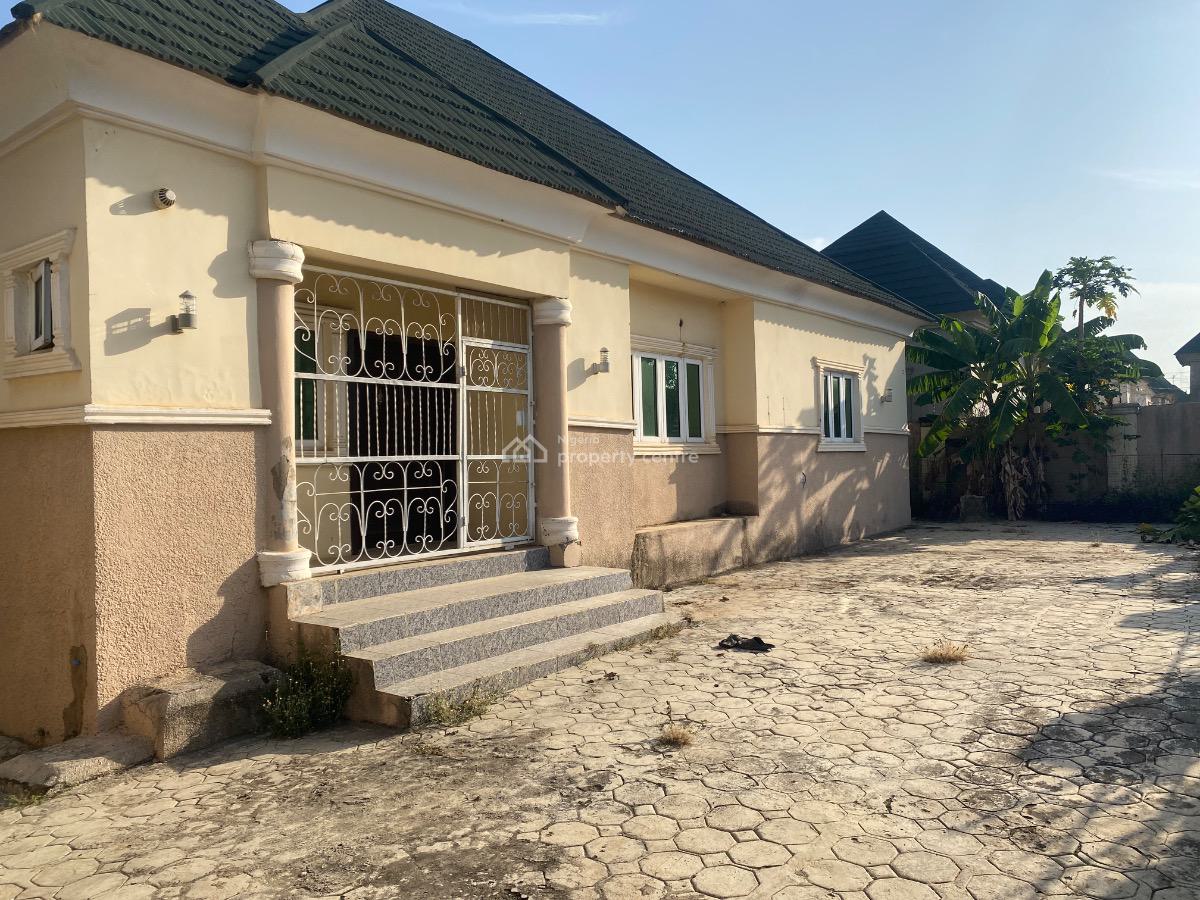 Luxury 3 Bedroom Bungalow with Bq, New Site Estate, Lugbe District, Abuja, Detached Bungalow for Sale