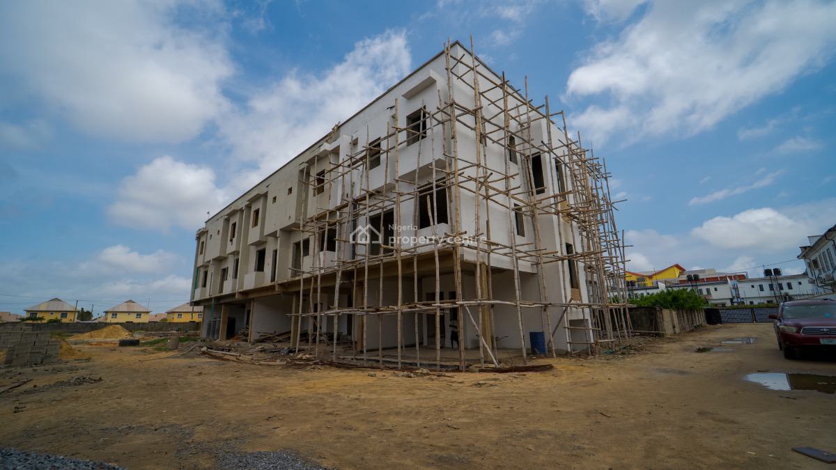 Most Luxurious 4 Bedroom Terrace in a Secured Estate, Osapa London, Osapa, Lekki, Lagos, Terraced Duplex for Sale