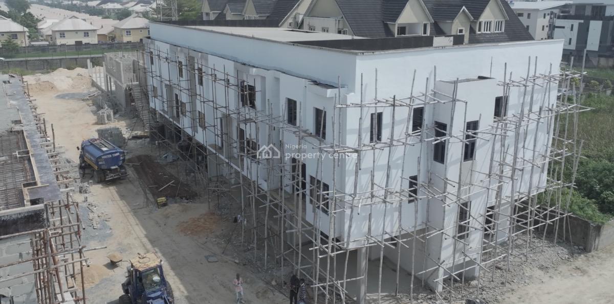 Most Luxurious 4 Bedroom Terrace in a Secured Estate, Osapa London, Osapa, Lekki, Lagos, Terraced Duplex for Sale