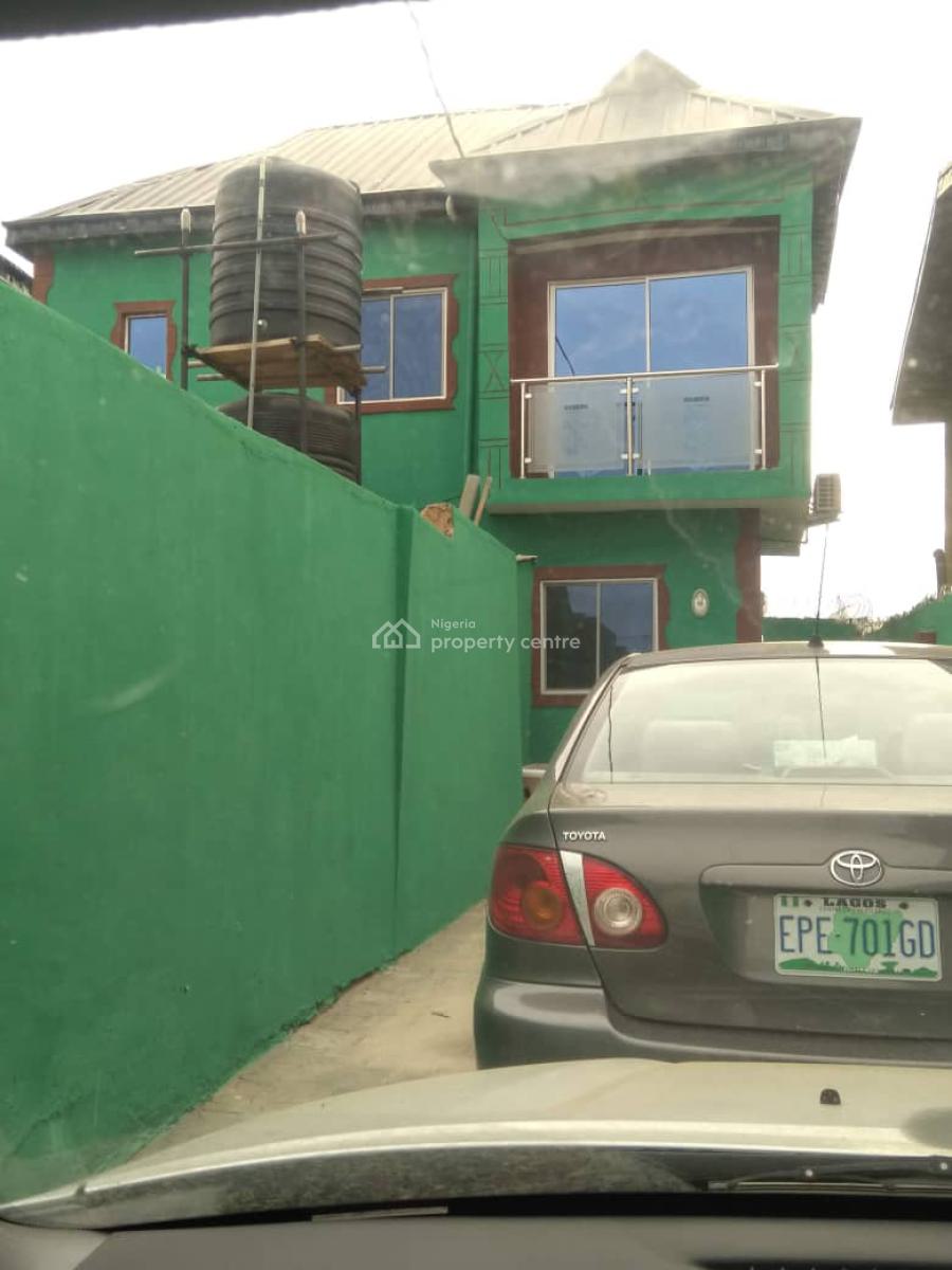 4 Bedroom Duplex with 2 Nos of Mini Flat, Obawole Ifako Ijaye Lga, Ogba, Ikeja, Lagos, Block of Flats for Sale
