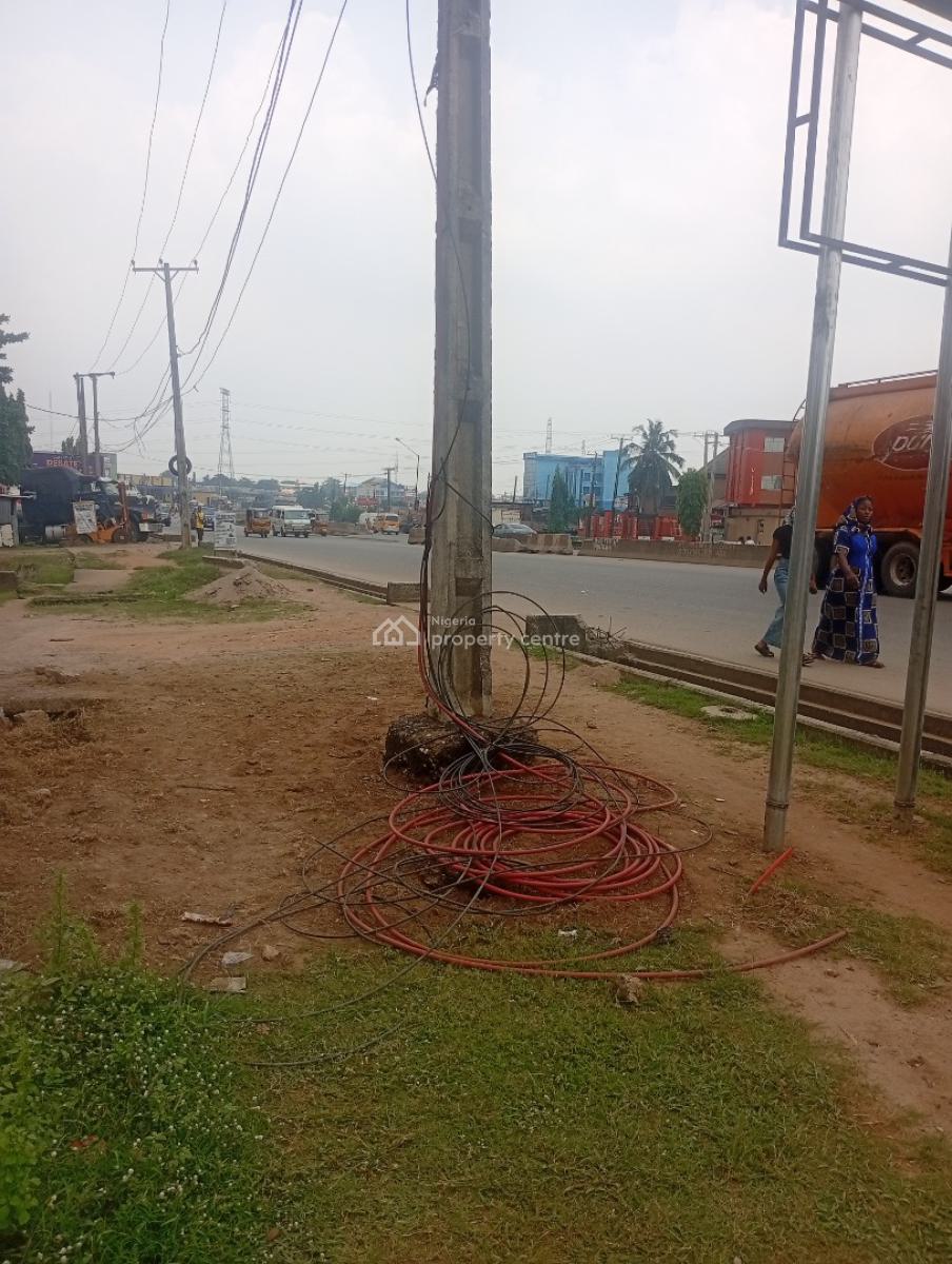 3 Plots of Land Facing Road, Along Abeokuta Express Way, Abule Egba, Agege, Lagos, Commercial Land for Sale