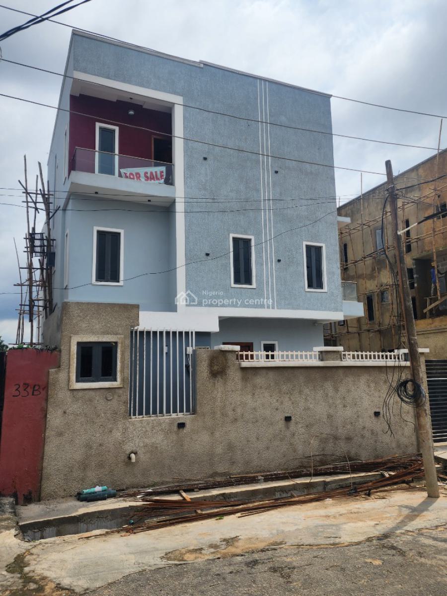 Newly Built Deluxe 5 Bedroom Detached Uplex, Adeniyi Jones, Ikeja, Lagos, Detached Duplex for Sale