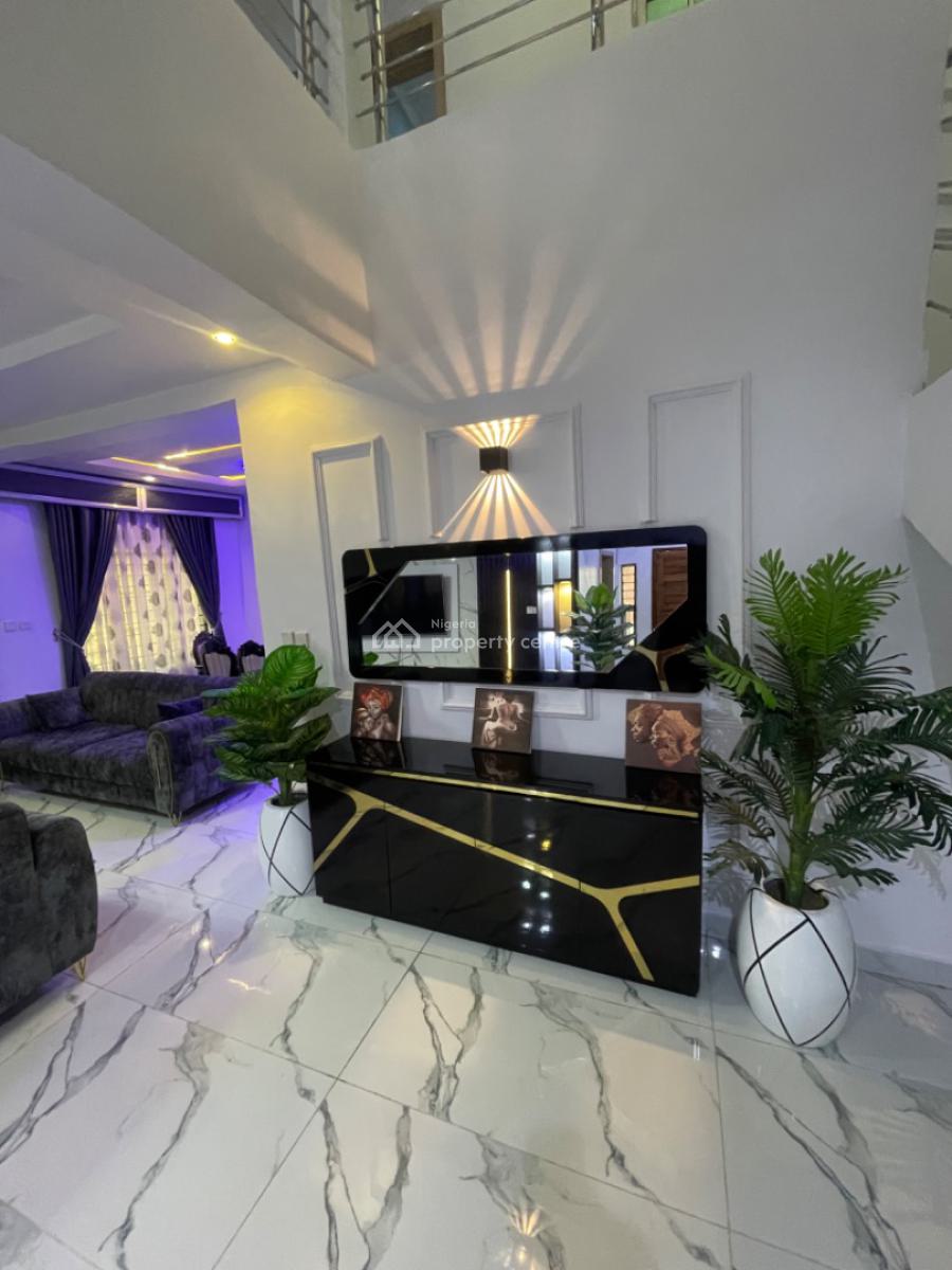 Luxury Furnished 4 Bedroom Duplex with Pool, Gym, & Tennis Court, Lbs, Ajah, Lagos, Semi-detached Duplex Short Let