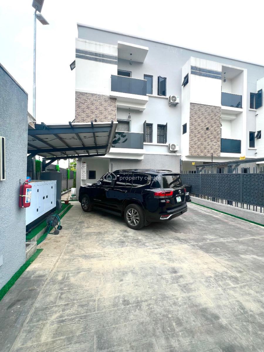 Standard 4 Bedrooms Apartment with Self Compound, Wuse, Abuja, Semi-detached Duplex Short Let