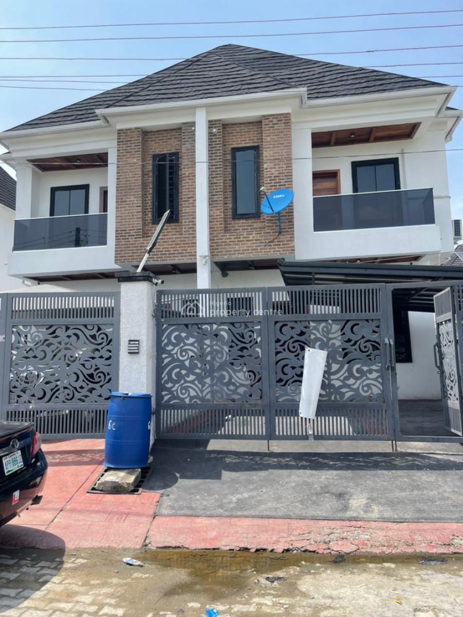 Furnished 4 Bedrooms Semi Detached Duplex with Bq, Oral Estate Lekki /chevron Toll Gate, Lekki Phase 2, Lekki, Lagos, Semi-detached Duplex for Sale