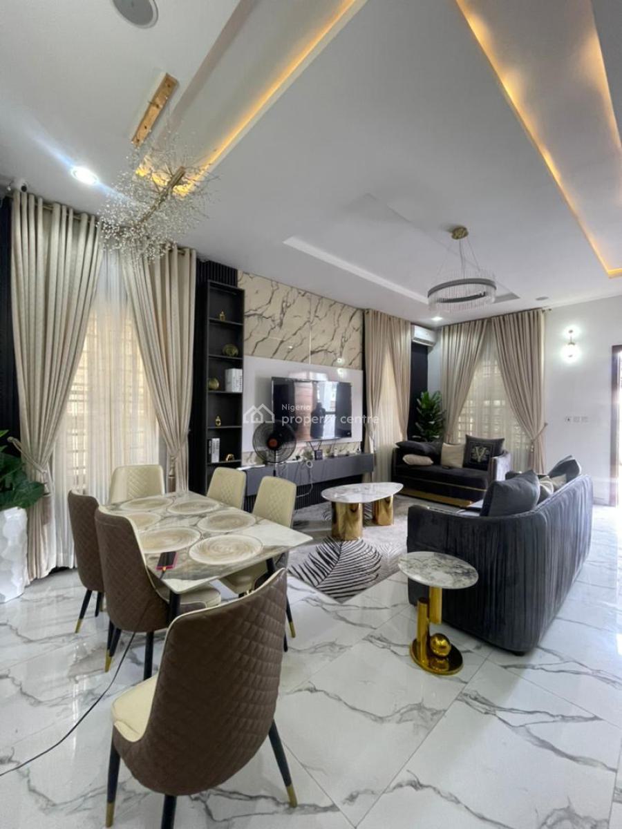 Furnished 4 Bedrooms Semi Detached Duplex with Bq, Oral Estate Lekki /chevron Toll Gate, Lekki Phase 2, Lekki, Lagos, Semi-detached Duplex for Sale