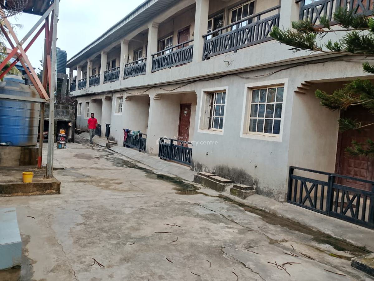 Spacious 10 Units of Mini Flats, Suitable for Hospital and School, Berger, Arepo, Ogun, Block of Flats for Sale