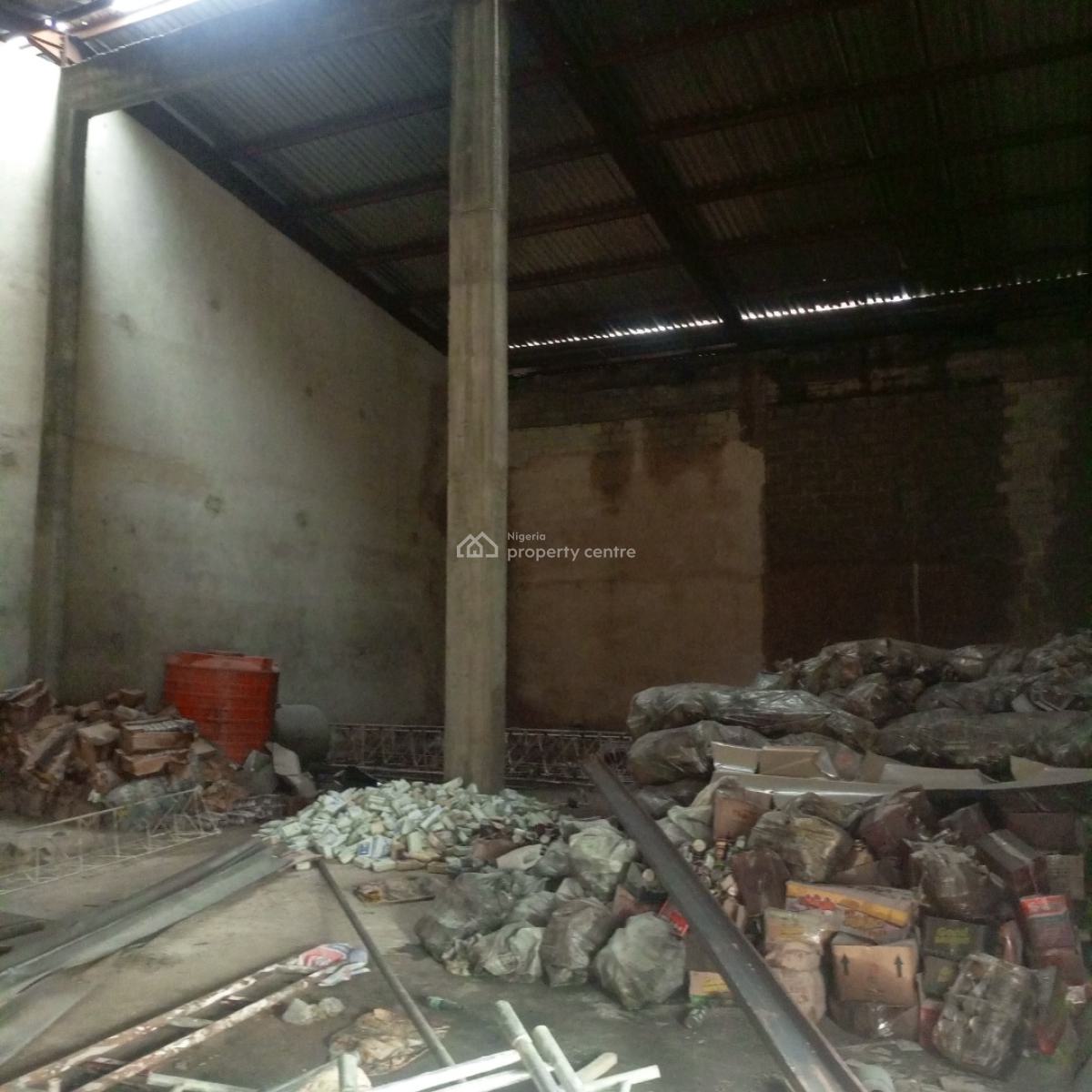 Nice Located 2800sqft Industrial Warehouse, Orile Iganmu, Surulere, Lagos, Warehouse for Rent