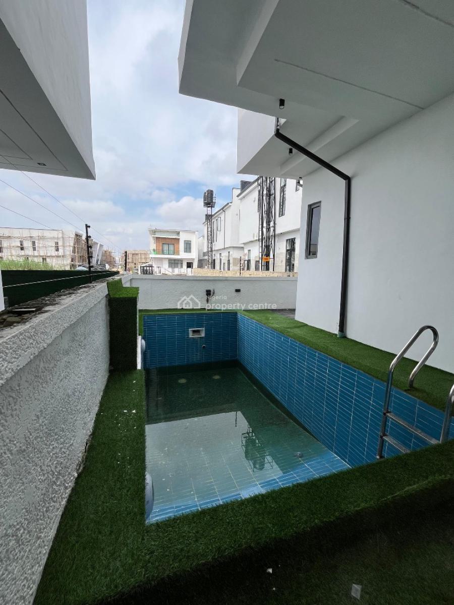 Neatly Built 5 Bedroom Fully Detached  Duplex with Pool and Bq, Ajah, Lagos, Detached Duplex for Sale