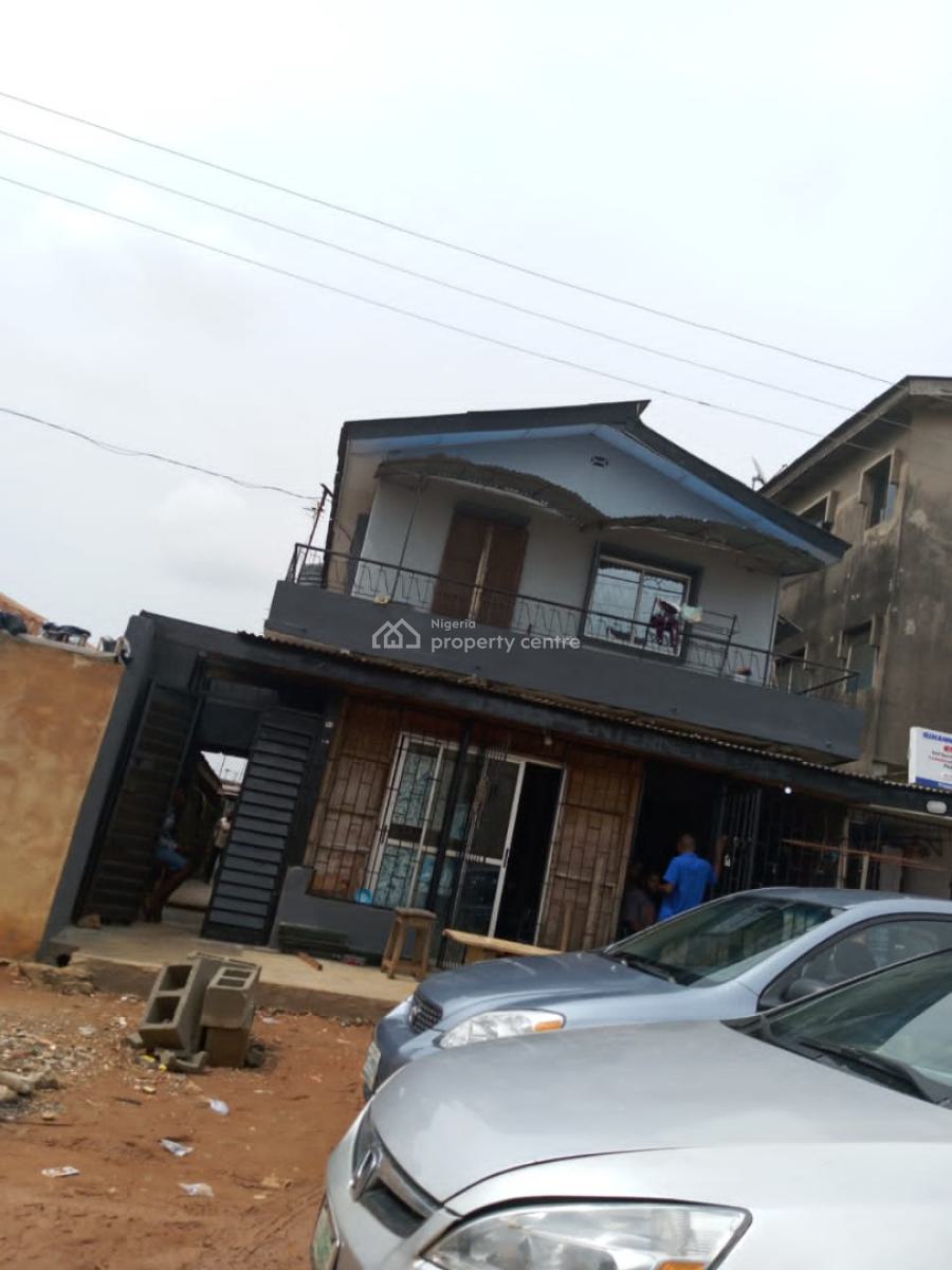 a Story Building on Half Plot, Mushin, Lagos, Detached Bungalow for Sale