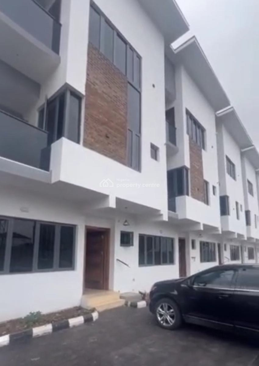 New 10 Units of 4 Bedroom Terraced Duplex with Bq Each, Pool & Gym, Lekki Phase 1, Lekki, Lagos, Terraced Duplex for Rent